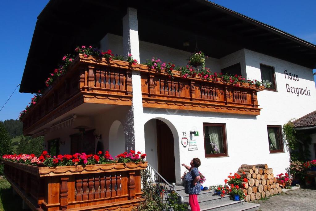 Ferienwohnung Haus Bergwelt Grän Exterior foto